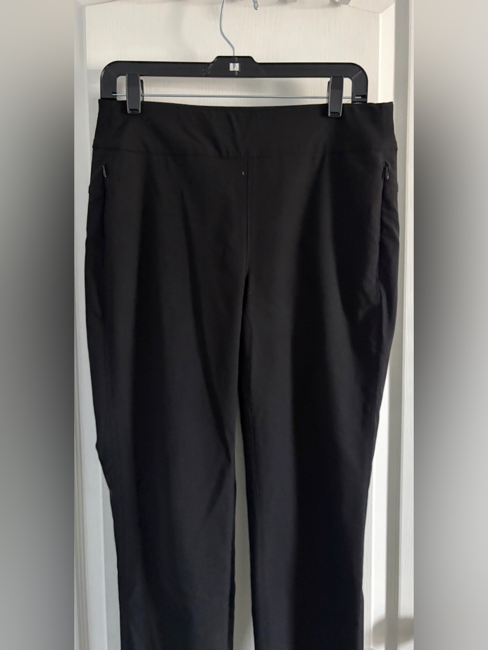 Chico's Black Straight-Leg Trousers - Picture 2 of 6